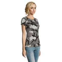 Футболка Sol's Camo women сірий камо M Фото 2