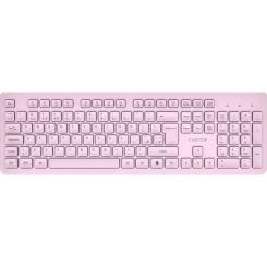 Клавиатура Canyon HKB-W01 Silent Wireless UA Pink Фото