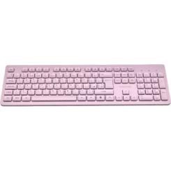Клавиатура Canyon HKB-W01 Silent Wireless UA Pink Фото 2