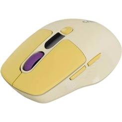 Мышка Canyon MW-26 LCD Silent Wireless/Bluetooth Yellow Фото 1