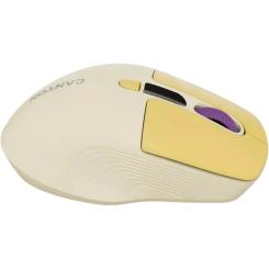 Мышка Canyon MW-26 LCD Silent Wireless/Bluetooth Yellow Фото 4