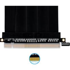 Райзер NZXT 600mm PCIe 4.0 RISER CABLE, Black Фото 1