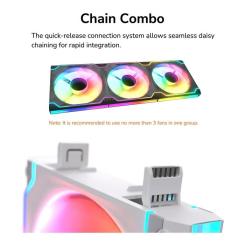 Кулер для корпуса Cougar SC140 ARGB RB (White) Фото 7