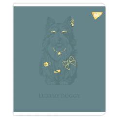 Тетрадь Yes Luxure doggy 18 аркушів лінія Фото 5