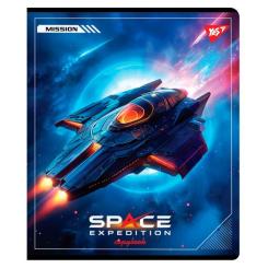 Тетрадь Yes Space expedition 18 аркушів лінія Фото 1