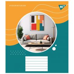 Тетрадь Yes Your interior А5 60 листов клетка Фото 2