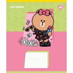 Тетрадь Yes Line Friends Funnyl А5 24 аркушів клітинка Фото 4