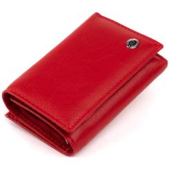 Портмоне ST Leather Из кожи Красное Фото
