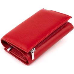 Портмоне ST Leather Из кожи Красное Фото 1