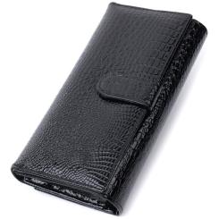 Кошелек ST Leather Кожаный Черный Фото 1