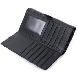 Кошелек ST Leather Кожаный Черный Фото 5