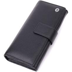 Кошелек ST Leather Из натуральной кожи Черный Фото