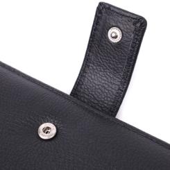 Кошелек ST Leather Из натуральной кожи Черный Фото 4