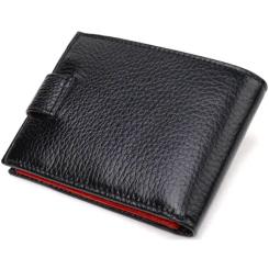 Портмоне Canpellini Из натуральной кожи Черное Фото 1