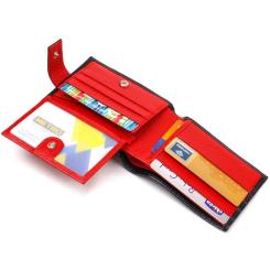 Портмоне Canpellini Из натуральной кожи Черное Фото 6