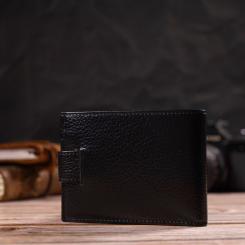 Портмоне Canpellini Из натуральной кожи Черное Фото 8