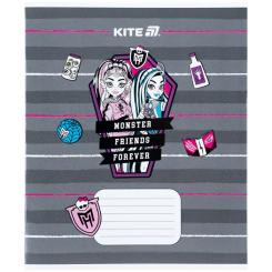 Тетрадь Kite Monster High, 12 листов, косая линия Фото 7