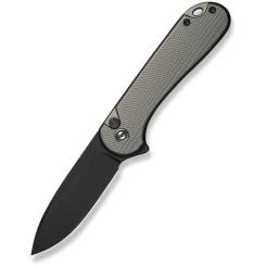 Нож Civivi Button Lock Elementum II, Grey Aluminum, Darkwash Фото 1