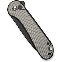Нож Civivi Button Lock Elementum II, Grey Aluminum, Darkwash Фото 5