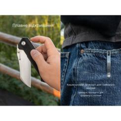 Нож Sencut Draxor, Black G10, Satin Фото 9