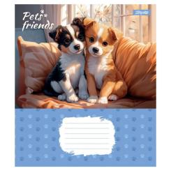Тетрадь 1 вересня Pets Frinds А5 18 аркушів лінія Фото 4