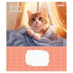 Тетрадь 1 вересня Pets Frinds А5 18 аркушів лінія Фото 5