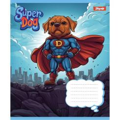 Тетрадь 1 вересня Super Dog А5 12 листов линия Фото 3