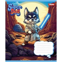 Тетрадь 1 вересня Super Dog А5 12 листов линия Фото 5