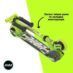 Самокат Neon Dynamo зелений Фото 3