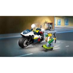 Конструктор LEGO City Преследование на полицейском мотоцикле Фото 9