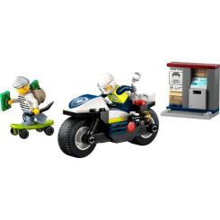 Конструктор LEGO City Преследование на полицейском мотоцикле Фото 1