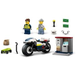 Конструктор LEGO City Преследование на полицейском мотоцикле Фото 4