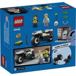Конструктор LEGO City Преследование на полицейском мотоцикле Фото 6