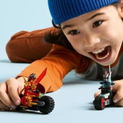 Конструктор LEGO NINJAGO Швидкісна гонка Кая на мотоциклі Фото 6