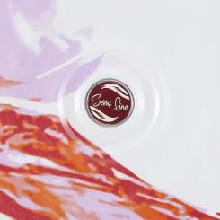 Чемодан Semi Line 24" M T5654-2 White/Red Print Фото 8