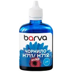 Чернила Barva HP 711/712 100ml C, water-soluble Фото