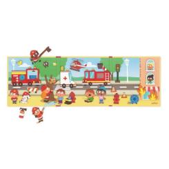 Развивающая игрушка Janod Магнітні історії Пожежники 30 елементів Фото 3