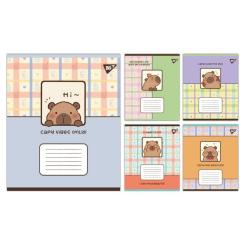 Тетрадь Yes Capy vibes А5 24 аркушів лінія Фото