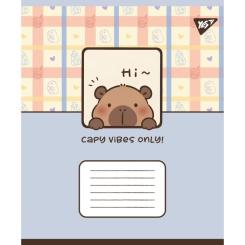 Тетрадь Yes Capy vibes А5 24 аркушів лінія Фото 1