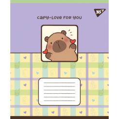 Тетрадь Yes Capy vibes А5 24 аркушів лінія Фото 3