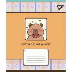 Тетрадь Yes Capy vibes А5 24 аркушів лінія Фото 5