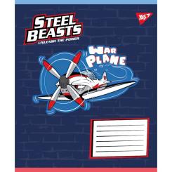 Тетрадь Yes Steel Beasts А5 12 листов линия Фото 1