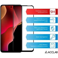 Стекло защитное ACCLAB Full Glue Infinix Hot 50i Black Фото 2