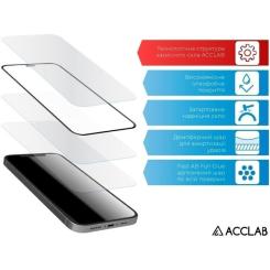 Стекло защитное ACCLAB Full Glue Oppo A38 4G Black Фото 3