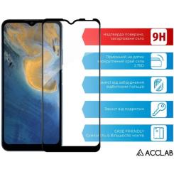 Стекло защитное ACCLAB Full Glue ZTE Blade A51 Black Фото 2