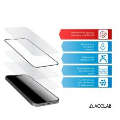 Стекло защитное ACCLAB Full Glue ZTE Blade A51 Black Фото 3