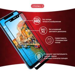 Стекло защитное Intaleo Full Glue Glass Samsung A30 Black Фото 2