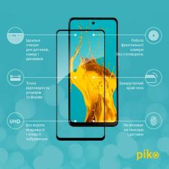 Стекло защитное Piko Full Glue Moto G04 Black Фото 1