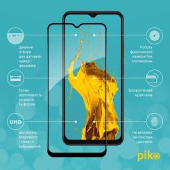 Стекло защитное Piko Full Glue Oppo A38 5G Black Фото 1