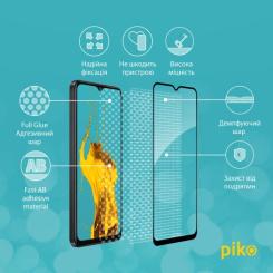 Стекло защитное Piko Full Glue Oppo A38 5G Black Фото 2